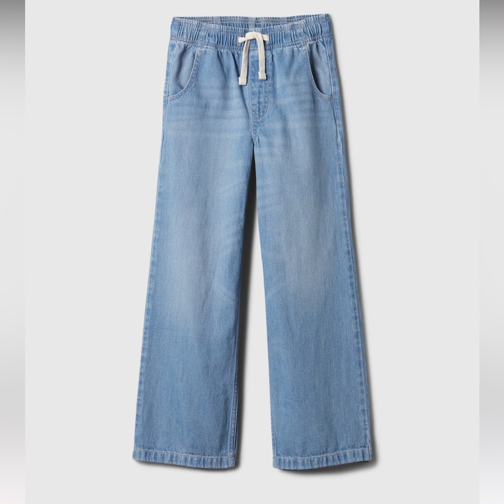 GAP Light Blue Kids Denim Jogger Jeans